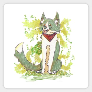 Collie garden Sticker